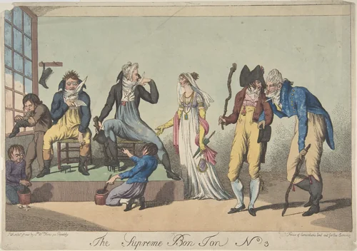 The Supreme Bon Ton, No. 3 by Charles Williams, print, 1801