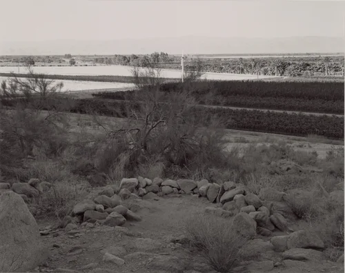 Lake Cahuilla: Coachella Valley, Fish Traps along the Edge of the Last Shoreline by Mark Ruwedel, photograph, 2000