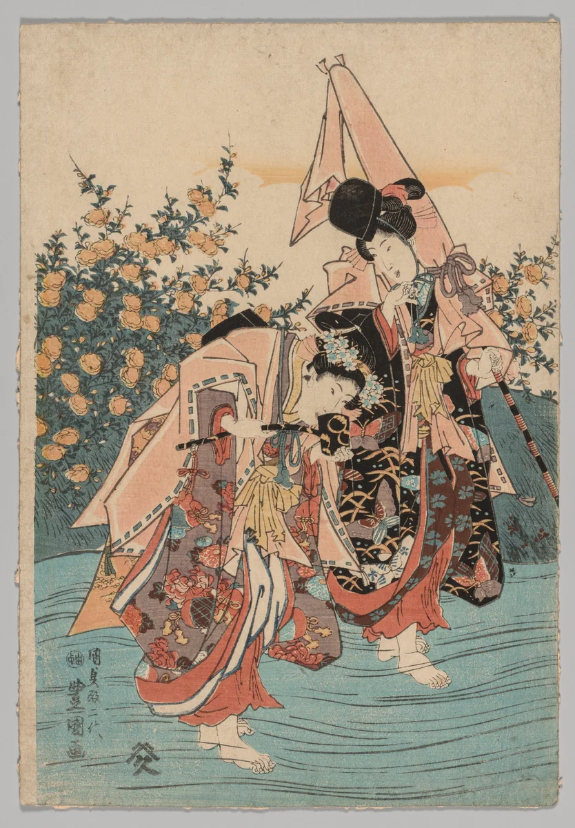 Actors by Utagawa Toyokuni, print, 1769-1825