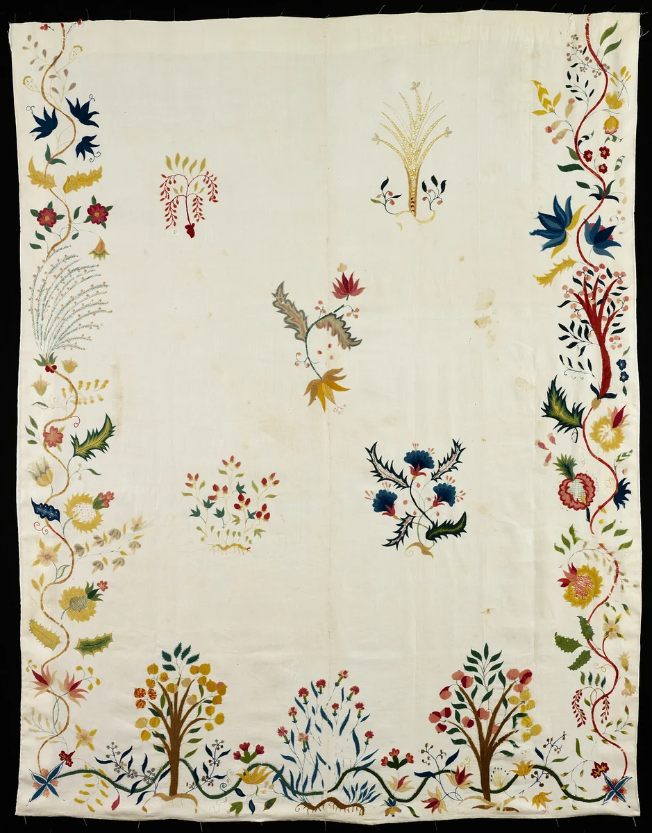 Bed Curtain by United States, textile, 1750-1800