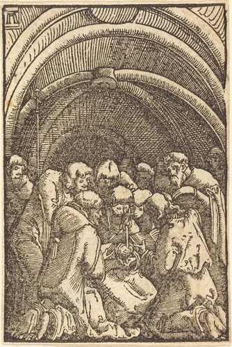 The Death of the Virgin by Albrecht Altdorfer, print, 1513
