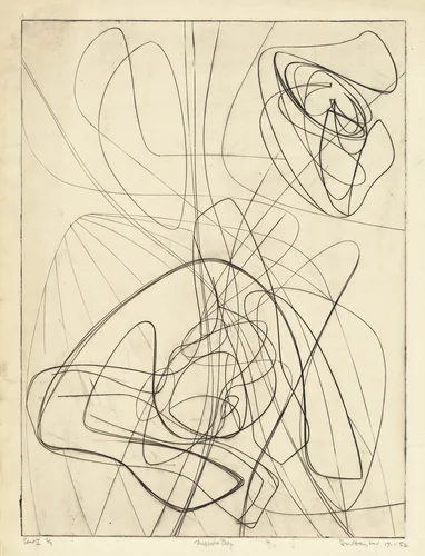 Night and Day by Stanley William Hayter, print, 1951-1954