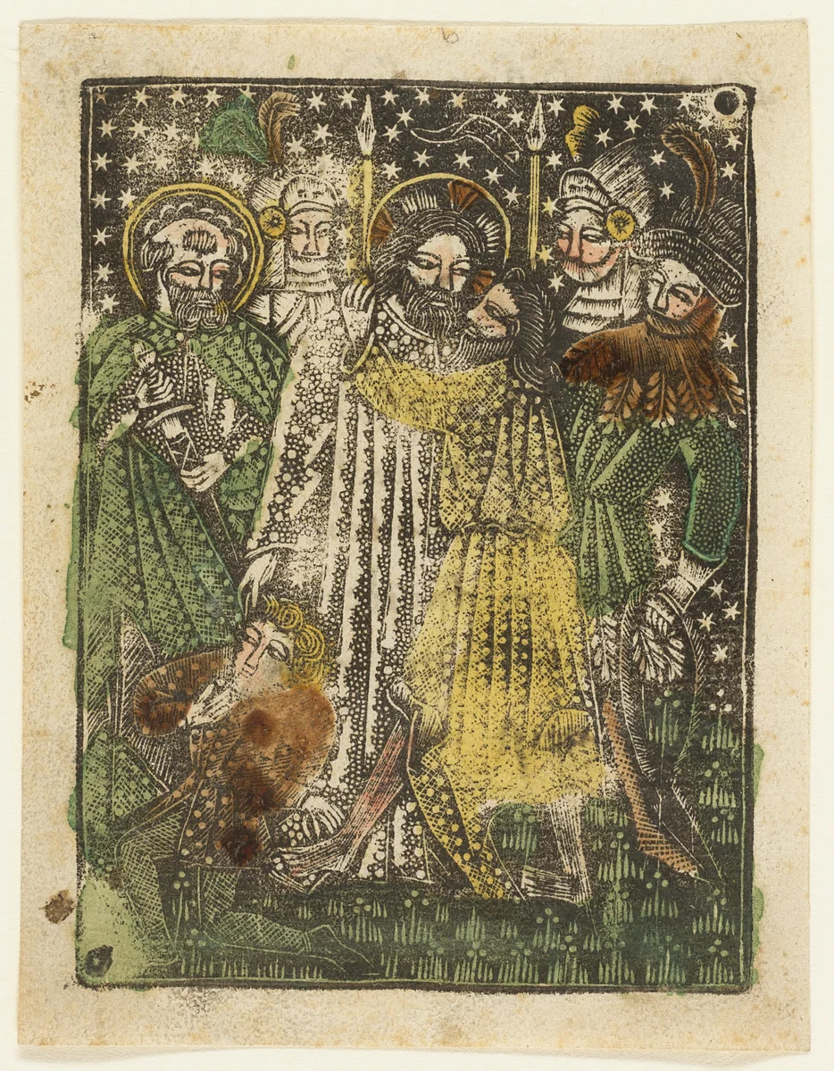 The Capture of Christ by Artist Unknown, metalwork, 1460-1465