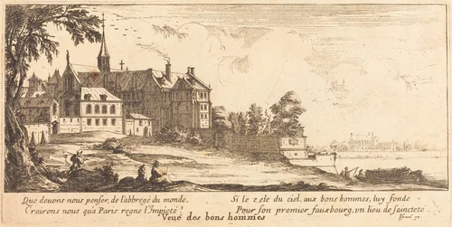 Veue des bons hommes by Israël Silvestre, print, 1655