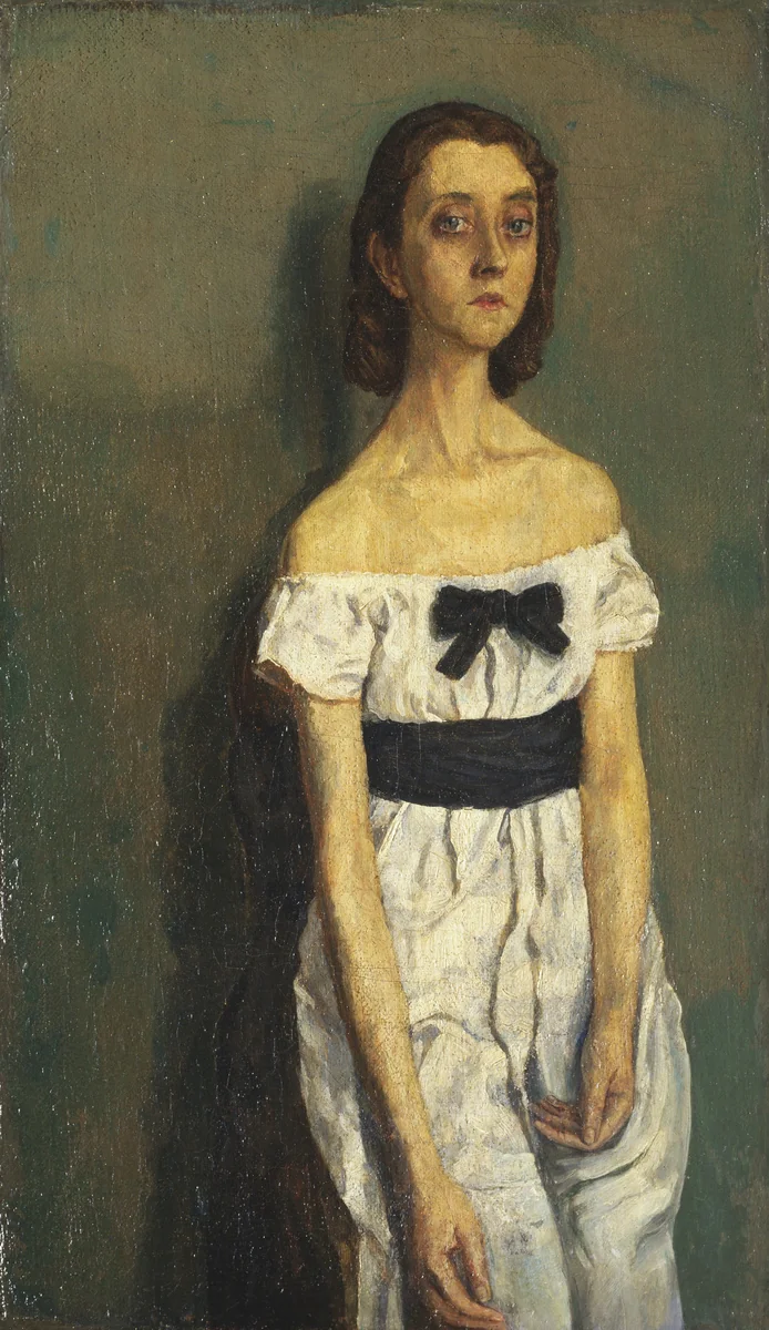 Girl with Bare Shoulders by Gwen John, painting, 1909
