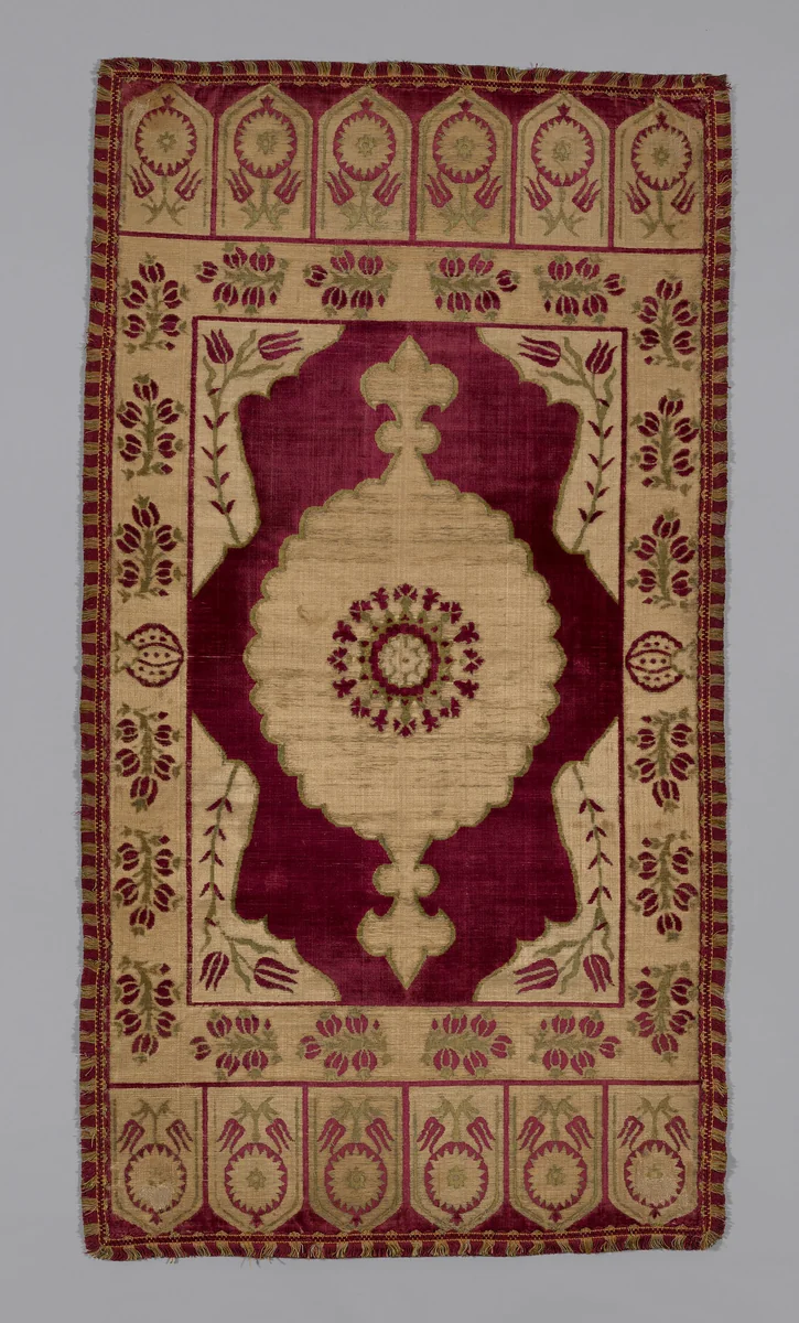 Cushion Cover by Turkey, Bursa, textile, 1601-1700