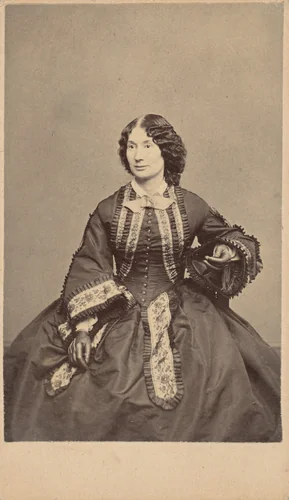 Laura Keene by Thomas Rice Burnham, photograph, 1858-1868