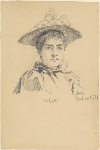 Dear Edith by Henry Mosler, drawing, 1893