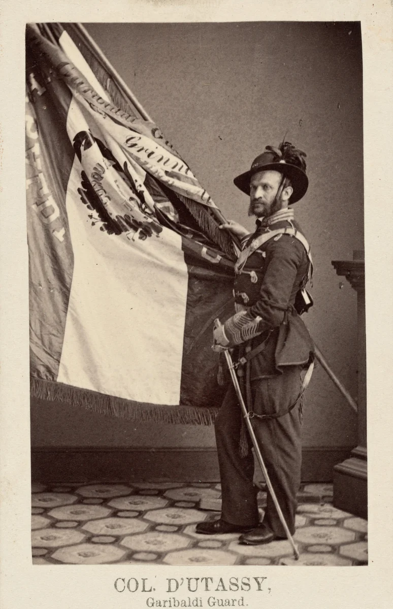 Colonel Frederick D'Utassy by E. & H.T. Anthony, photograph, 1856-1866