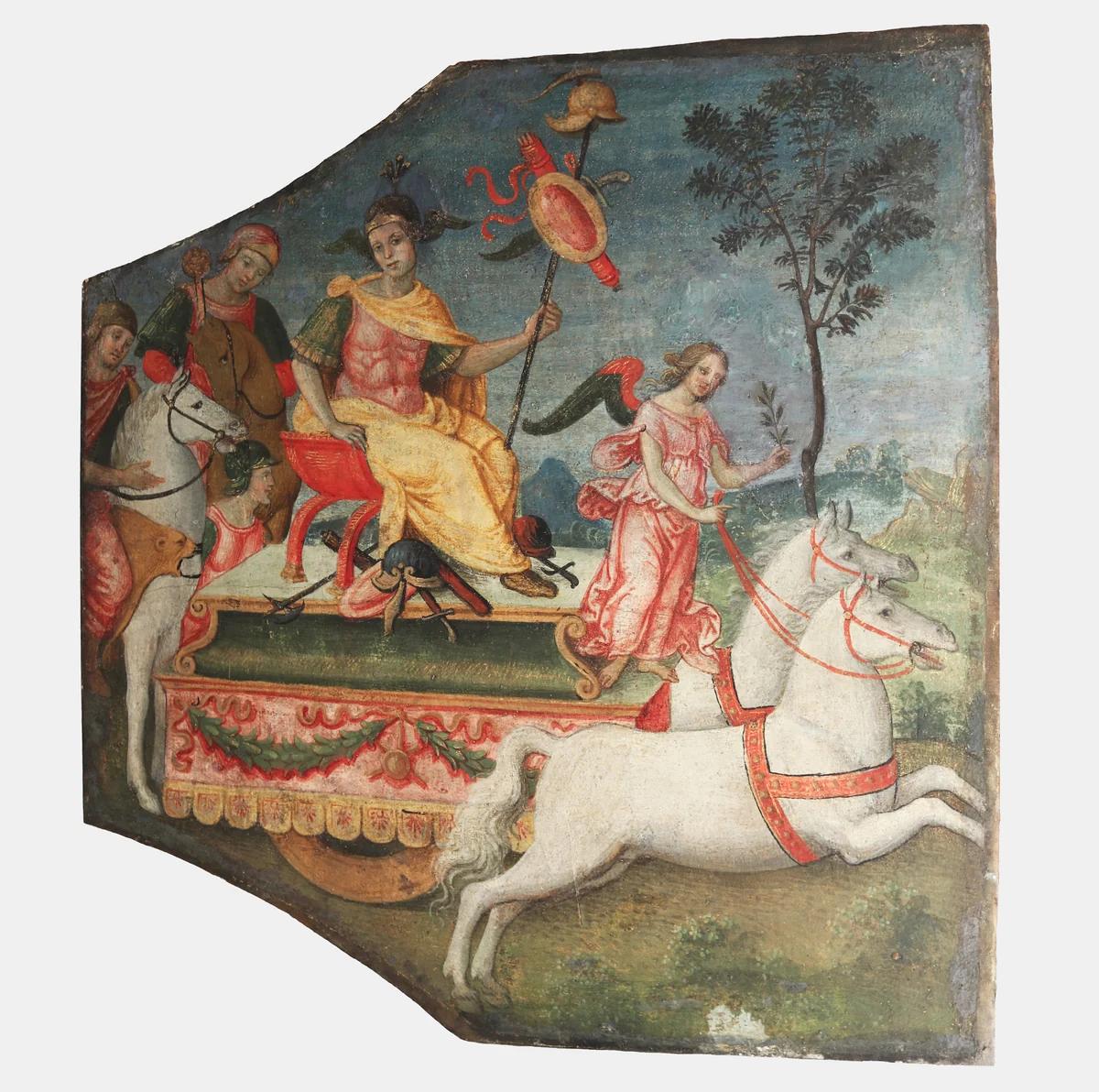 Triumph of a Warrior by Pinturicchio, painting, 1504-1514
