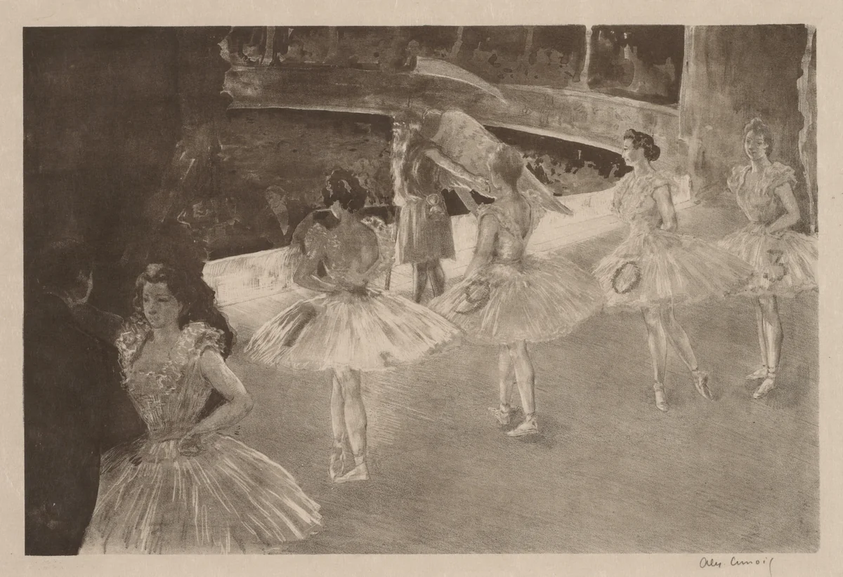 Le Ballet by Alexandre Lunois, print, 1898