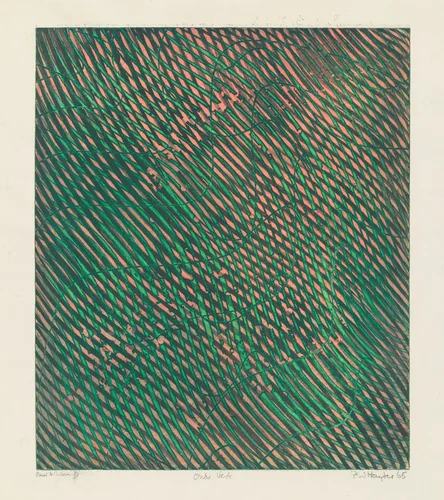 Onde Verte by Stanley William Hayter, print, 1965