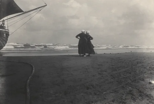 Gossip—Katwyk by Alfred Stieglitz, photograph, 1894