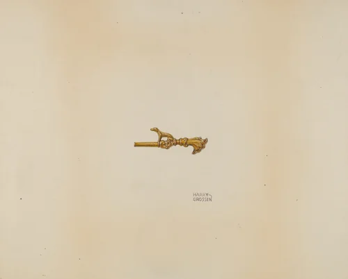 Watch Key by Harry Grossen, index of american design, 1938