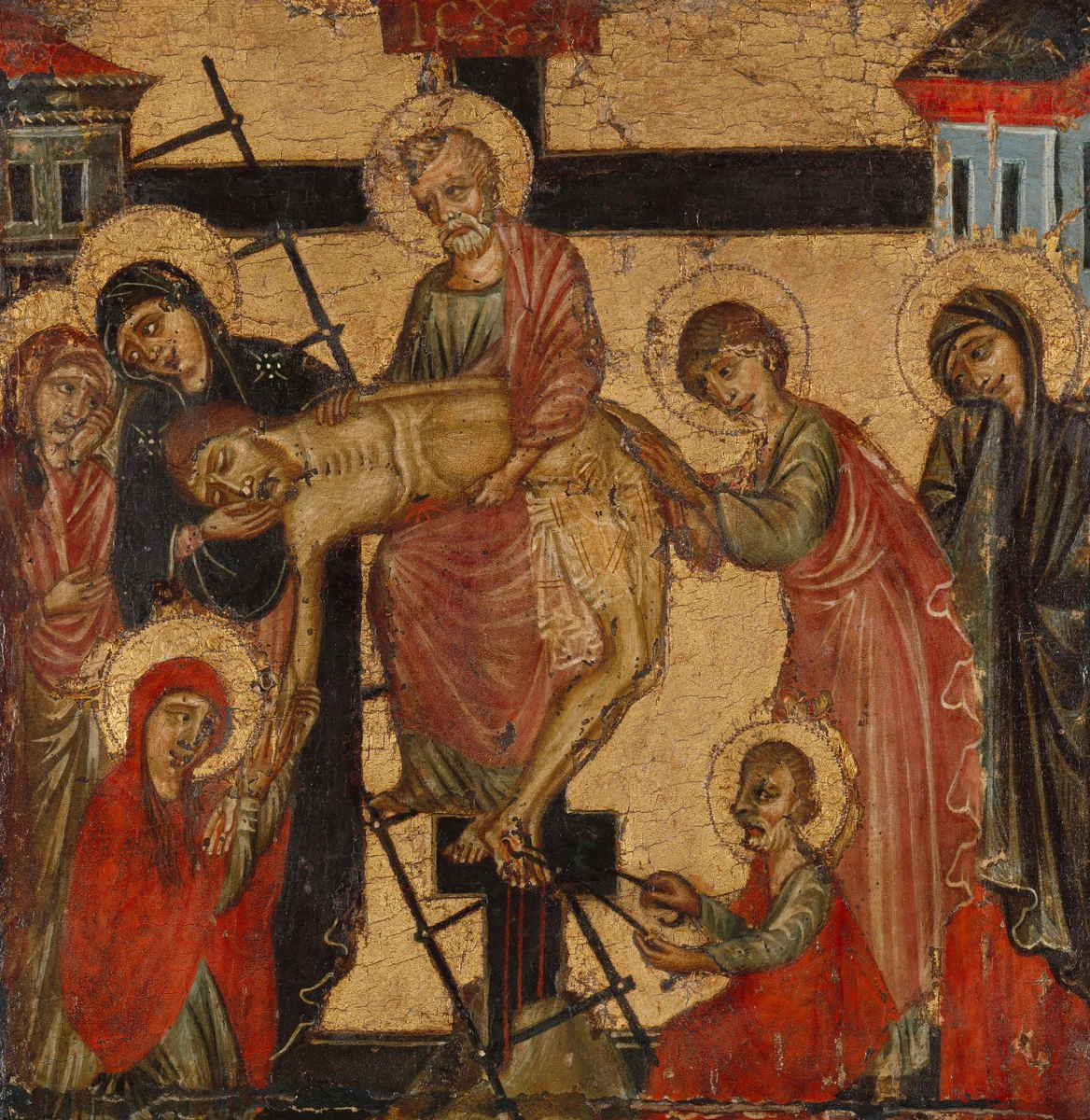 The Deposition and the Entombment by Unknown, painting, 1290