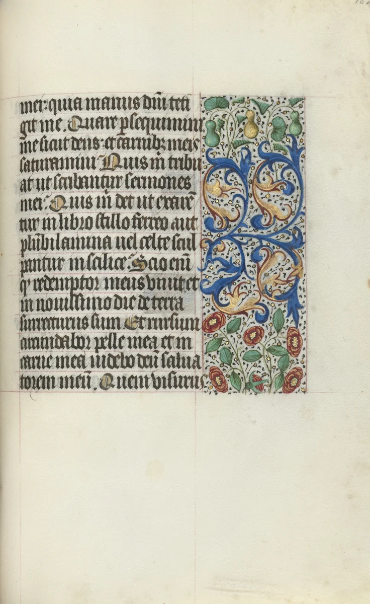 Book of Hours (Use of Rouen): fol. 132r by Master of the Geneva Latini, book, 1465-1475