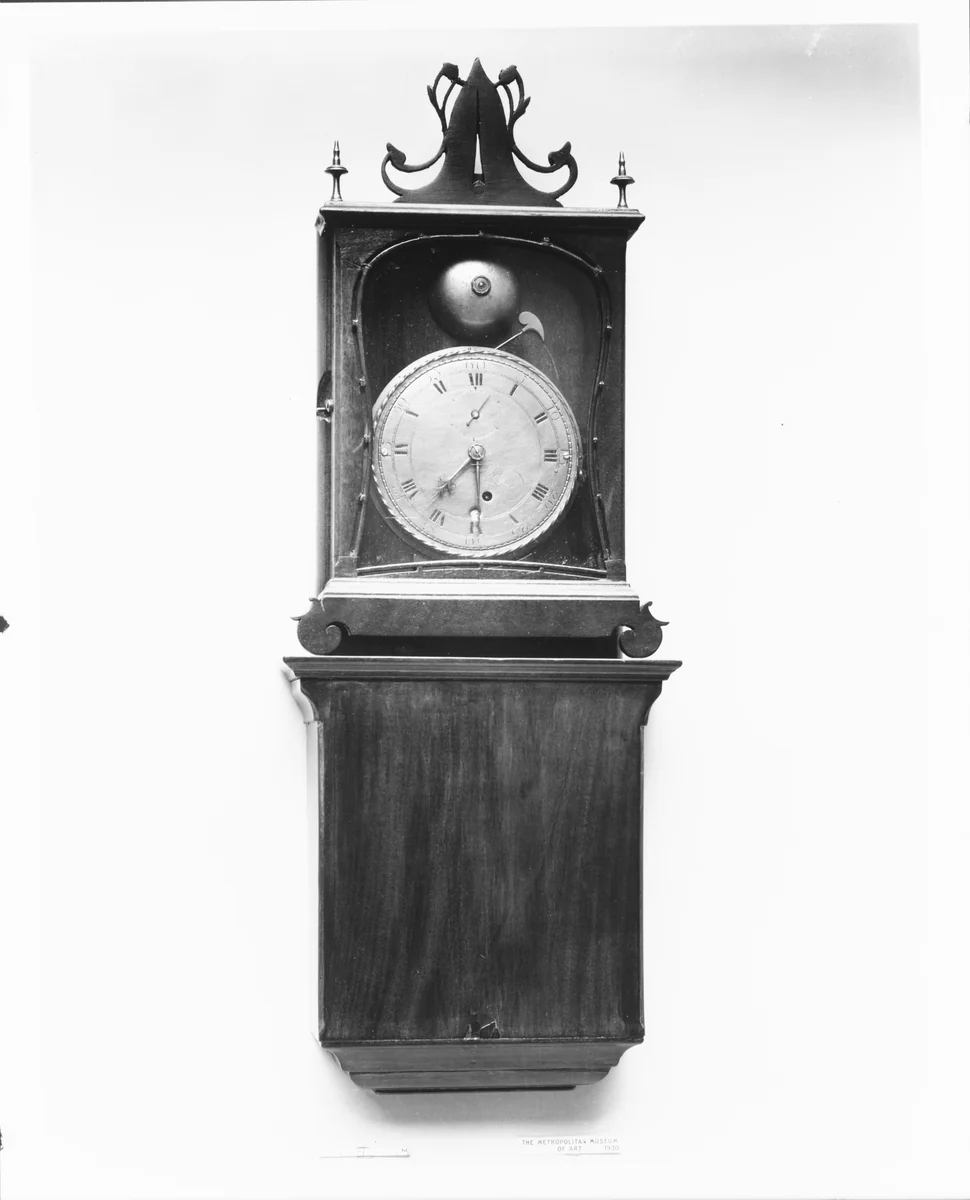 Wall Clock by Aaron Willard, artwork, 1772-1782