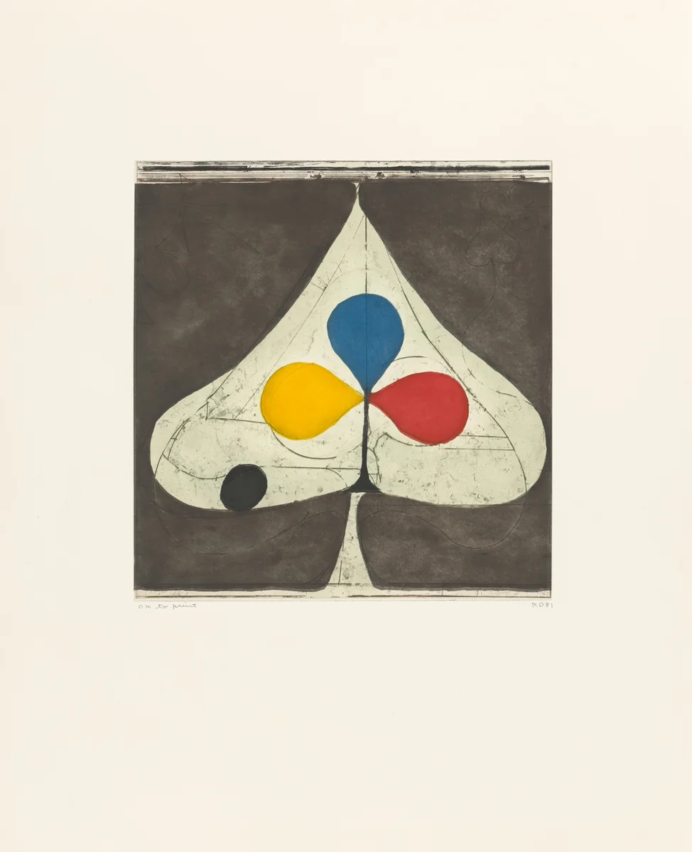 Tri-Color II by Richard Diebenkorn, print, 1981