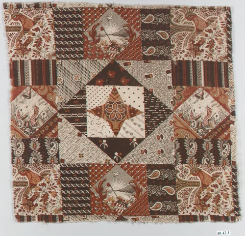 Piece by The Cocheco Printworks, artwork, 1873-1876