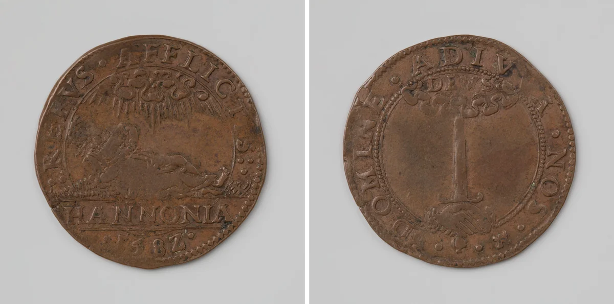 Benarde toestand in Henegouwen by anonymous, metalwork, 1582