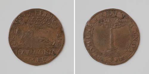 Benarde toestand in Henegouwen by anonymous, metalwork, 1582