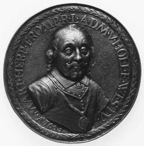 Martin Harpertzoon Tromp (1597–1653) by Pieter van Abeele, metalwork, 1653