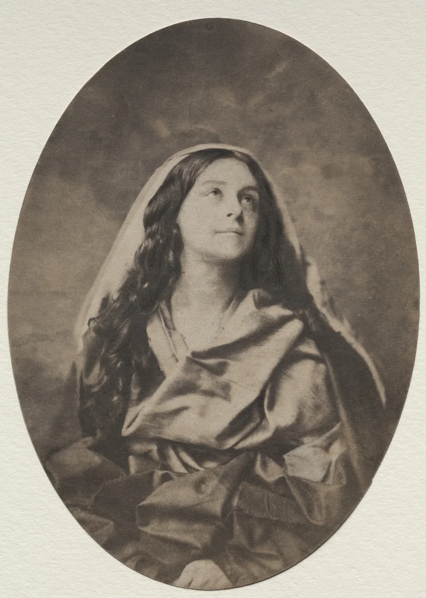 Allegorical Study of a Woman by Harrison, photograph, 1856-1859