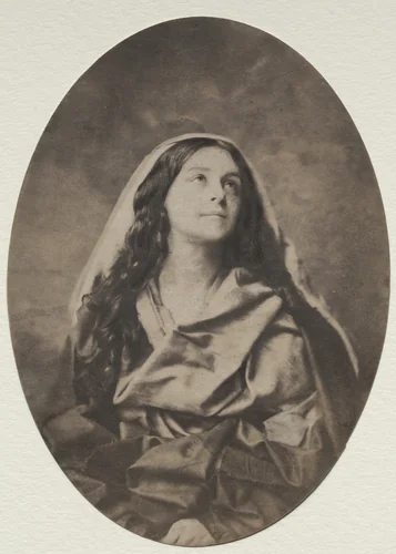 Allegorical Study of a Woman by Harrison, photograph, 1856-1859