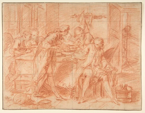 Paté d'Anguille by Nicolas Lancret, drawing, 1700-2000