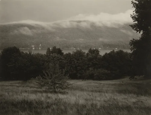 Lake George from the Hill by Alfred Stieglitz, photograph, 1932
