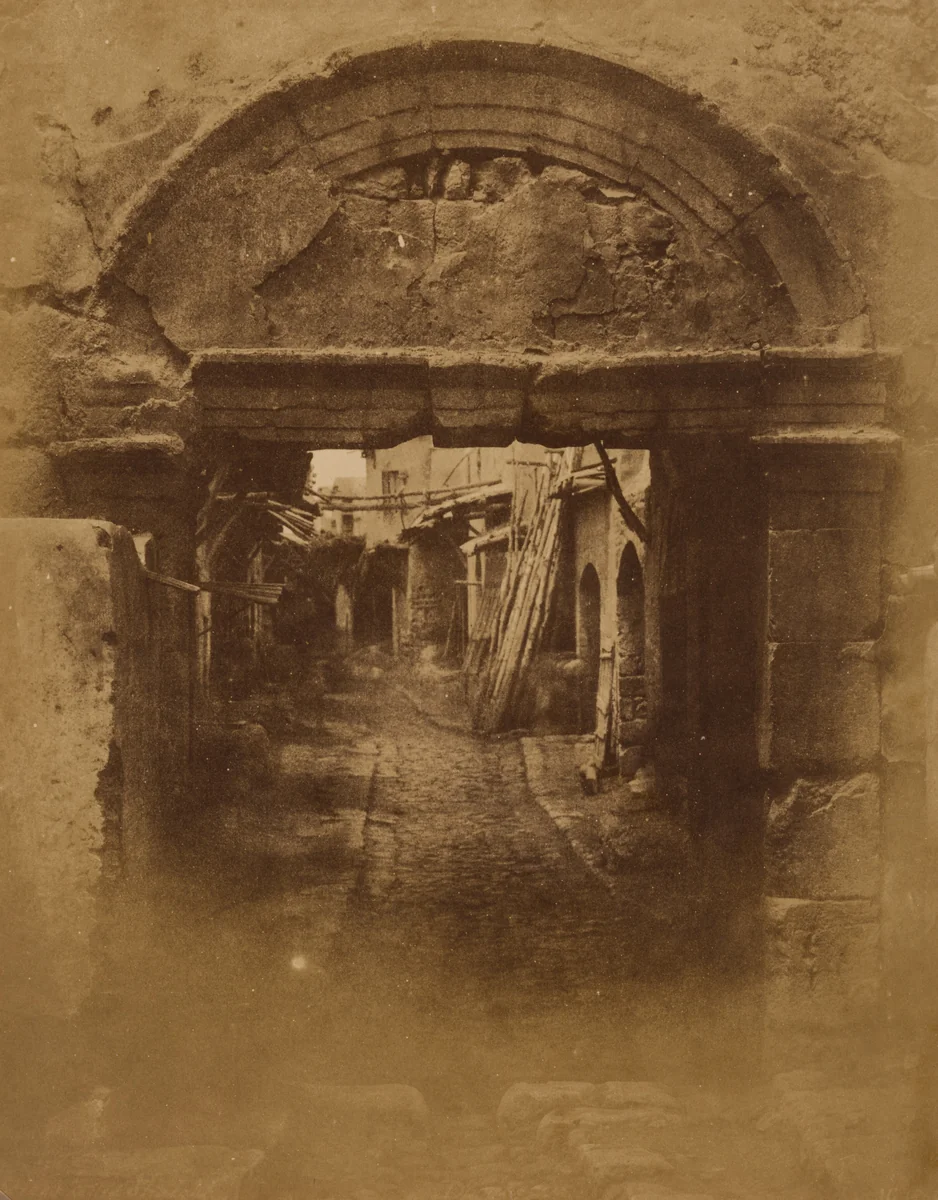The Street called Straight, Damascus by James Graham, photograph, 1856