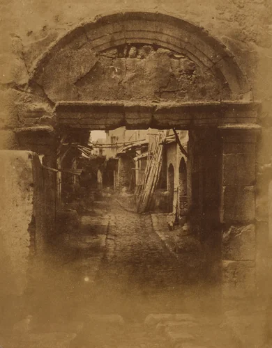 The Street called Straight, Damascus by James Graham, photograph, 1856
