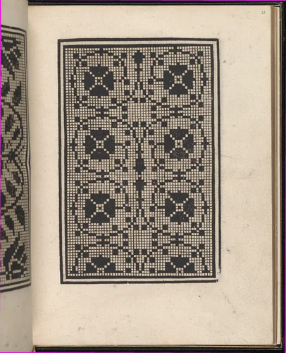 Page from Ein new kunstlich Modelbuch...(Page 21r) by Peter Quentel, book, 1544
