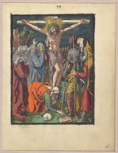 Crucifixion, from "The Small Woodcut Passion" by Albrecht Dürer, print, 1509-1510