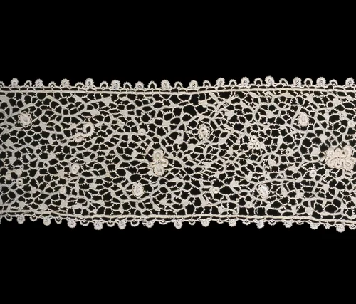 Border by Probably Italy, textile, 1875-1900