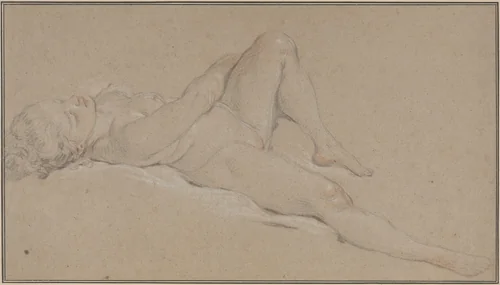 Venus by François Boucher, drawing, 1754