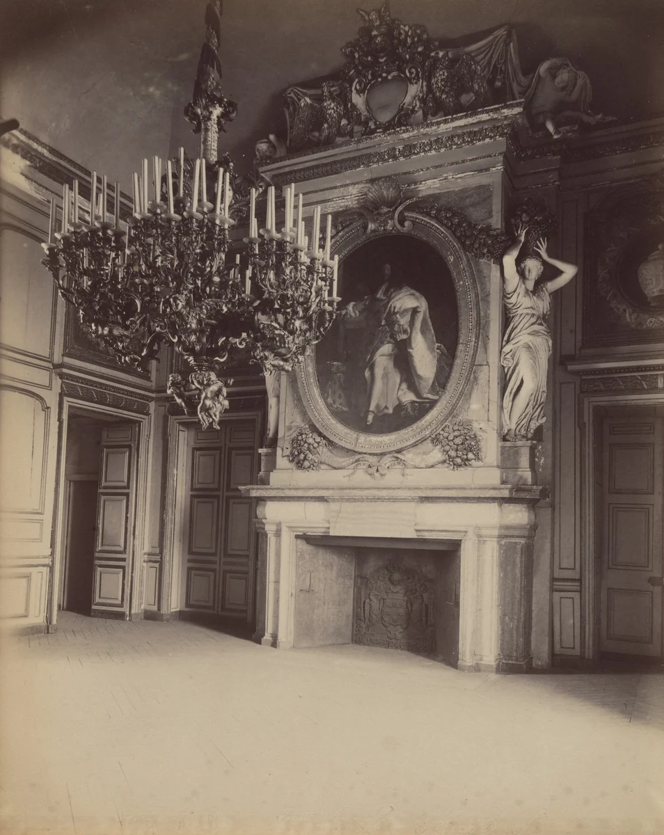 Maisons-Laffitte, château by Eugène Atget, photograph, 1910