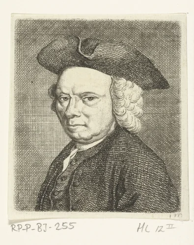 Portret van Herman van Swanevelt by Ernst Willem Jan Bagelaar, print, 1798-1837