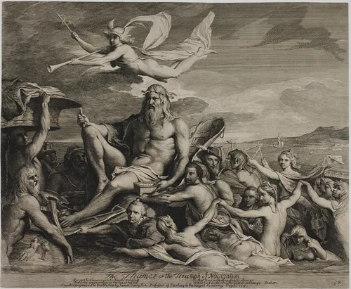 The Thames, or The Triumph of Navigation by James Barry, print, 1791