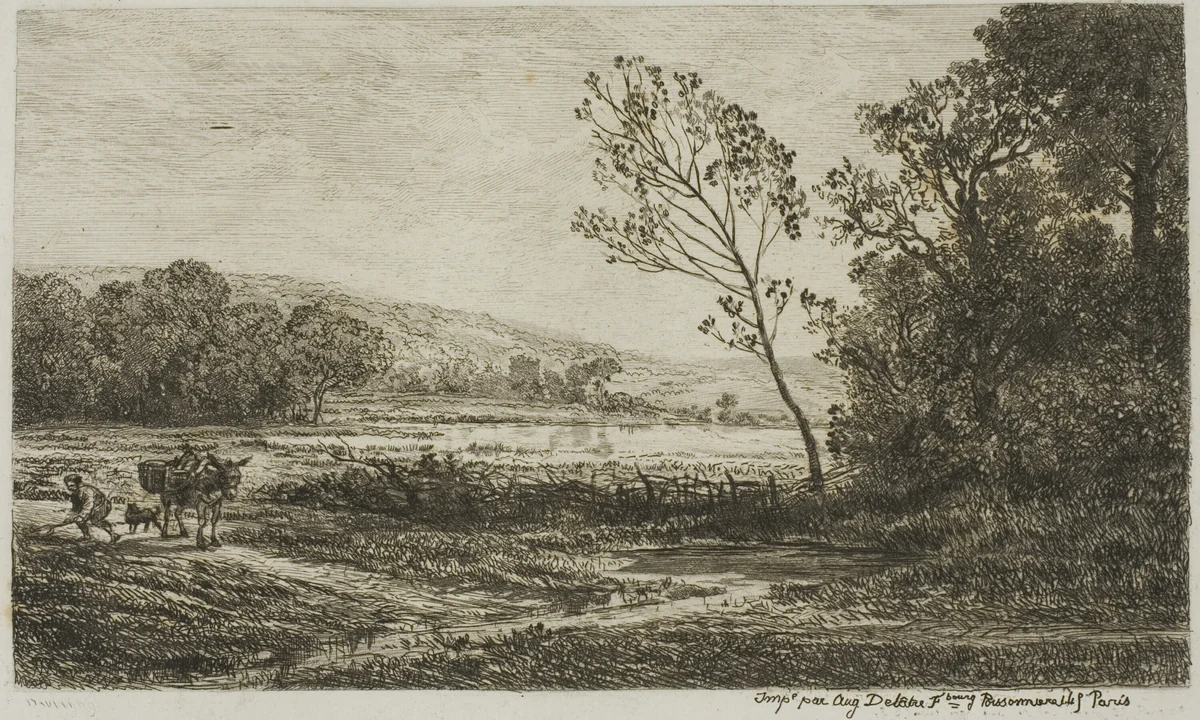 Autumn by Charles-François Daubigny, print, 1848