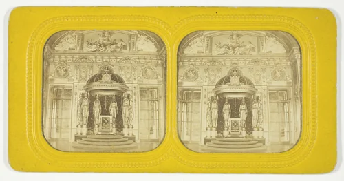Throne by Deposé French, photograph, 1875-1899