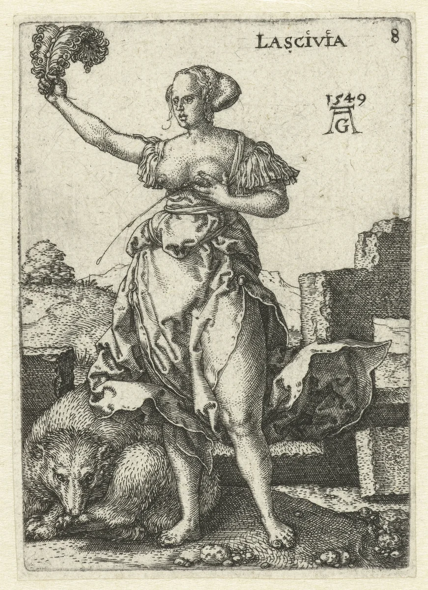 Losbandigheid by Unknown, print, 1549