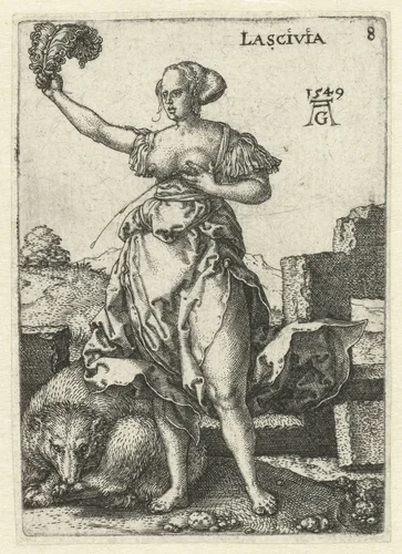 Losbandigheid by Unknown, print, 1549