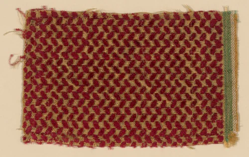 Fragment by Italy, textile, 1775-1800