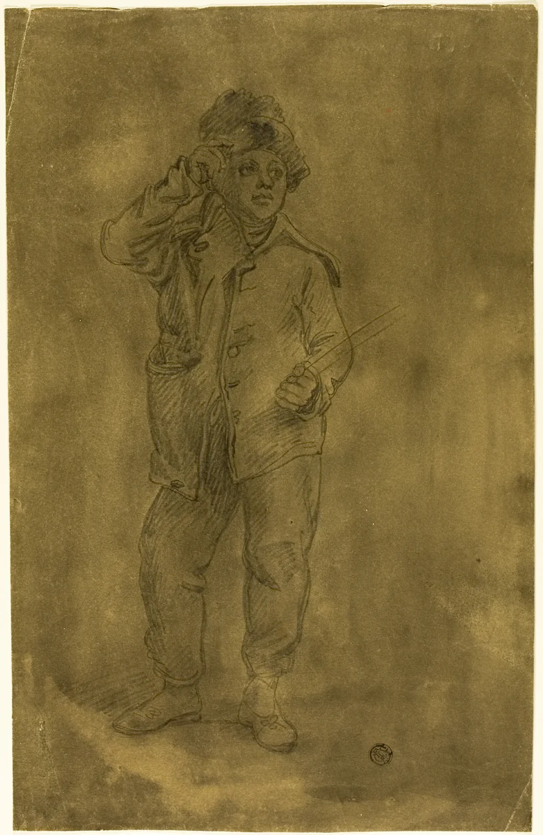 Standing Boy by John Downman, drawing, 1789-1799