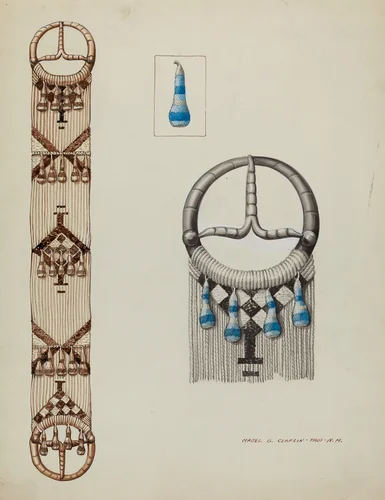 Spanish Cinch by Majel G. Claflin, index of american design, 1937