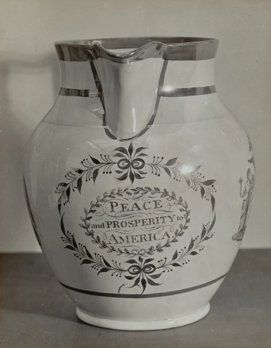 Jug - "Peace and Prosperity" by Helmut Hiatt, index of american design, 1936