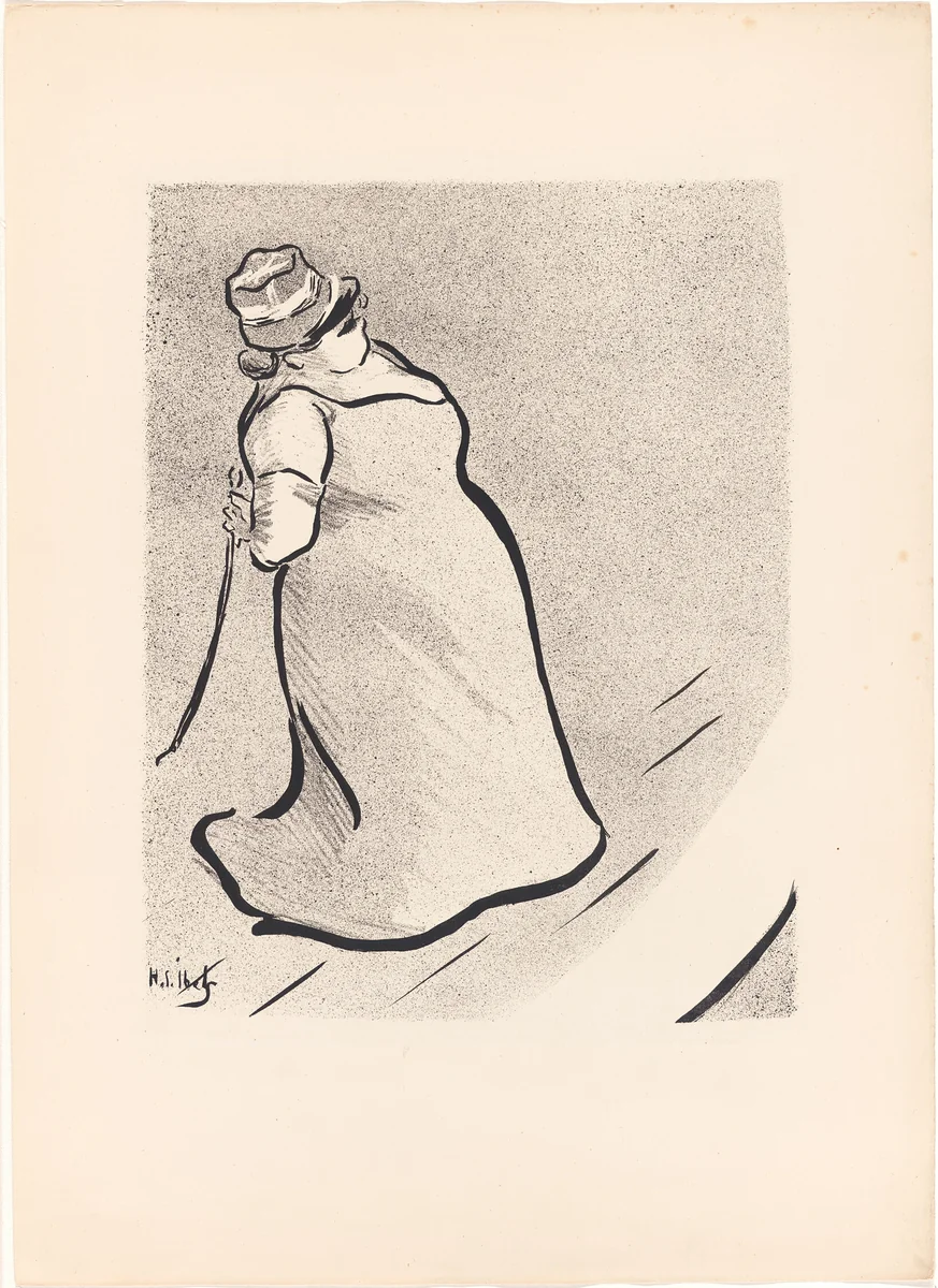 Jeanne Bloch, from Le Café-Concert by Henri Gabriel Ibels, print, 1893