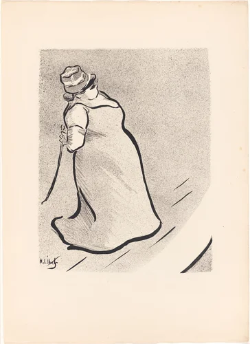 Jeanne Bloch, from Le Café-Concert by Henri Gabriel Ibels, print, 1893