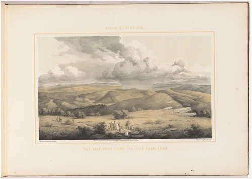 The Salt Pond from the Salt Pond Knob, No. 2 by Edward Beyer, print, 1857